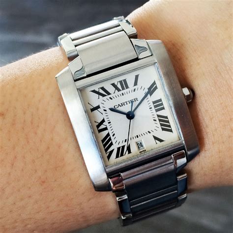 cartier tank francaise price